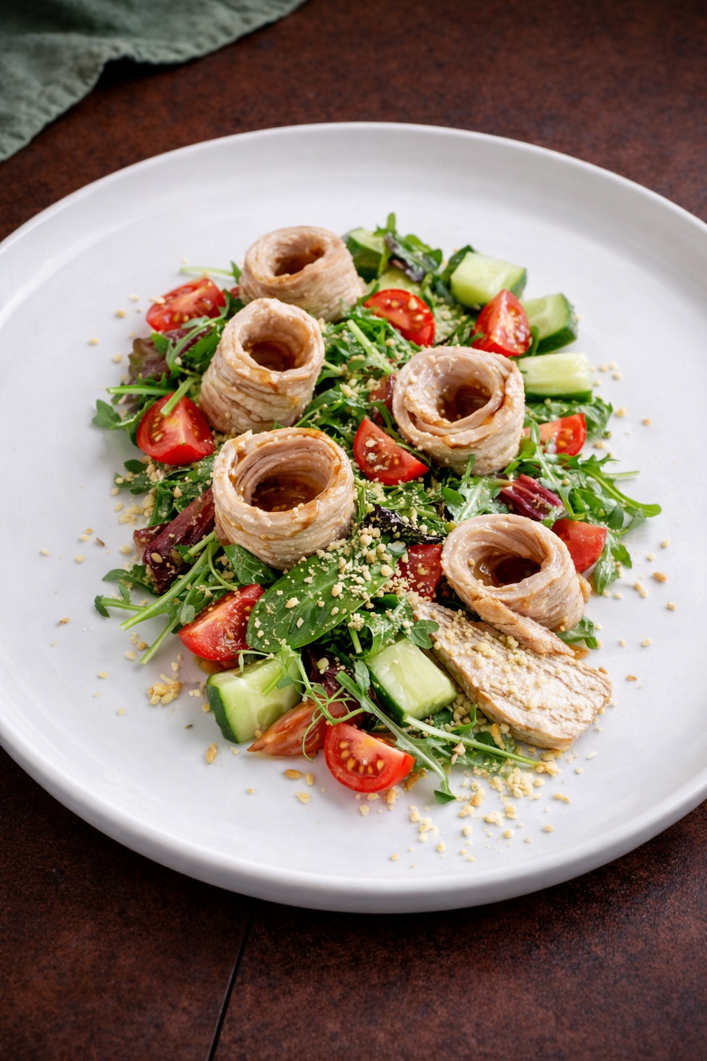 Салат Угорь-Тамаго